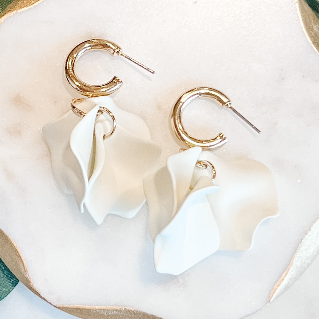 Flower Petal Earrings – You've Been Framed